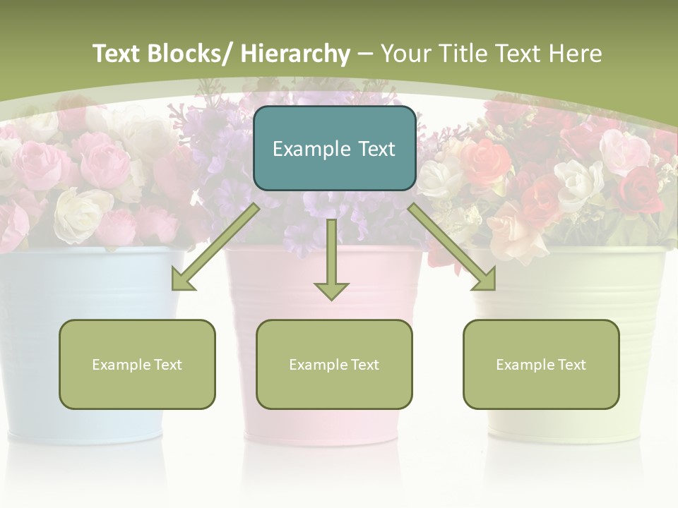 Botany White Photo PowerPoint Template