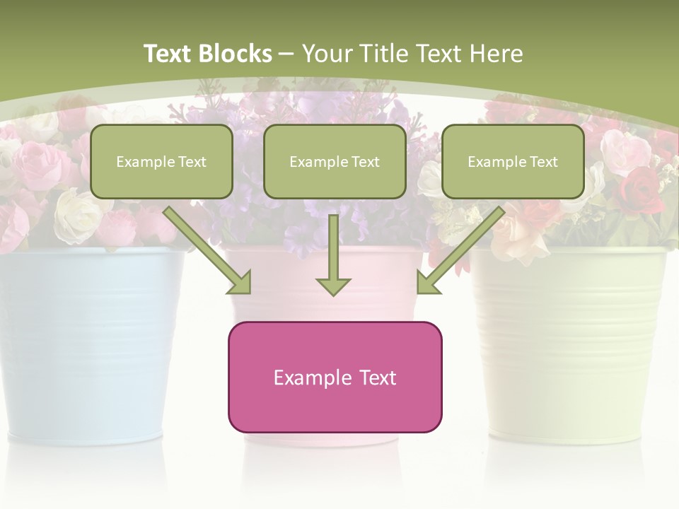Botany White Photo PowerPoint Template