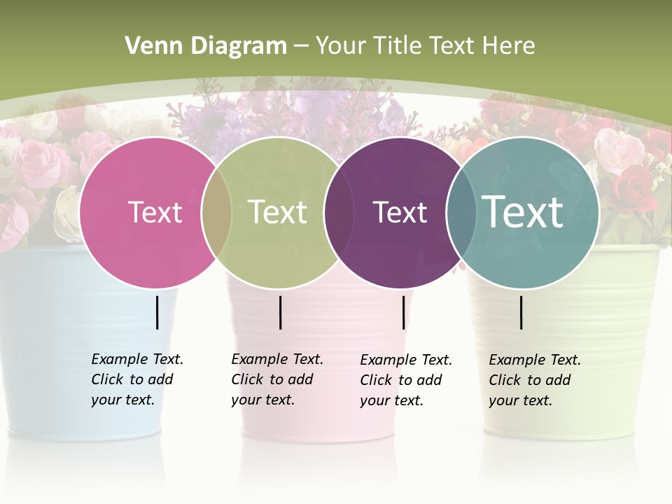 Botany White Photo PowerPoint Template