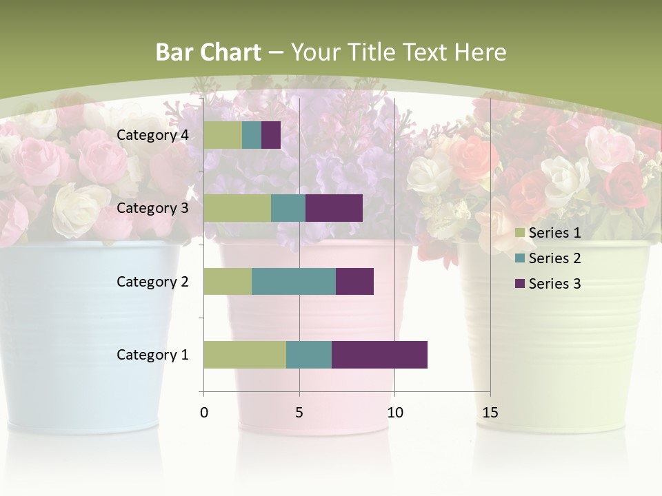 Botany White Photo PowerPoint Template