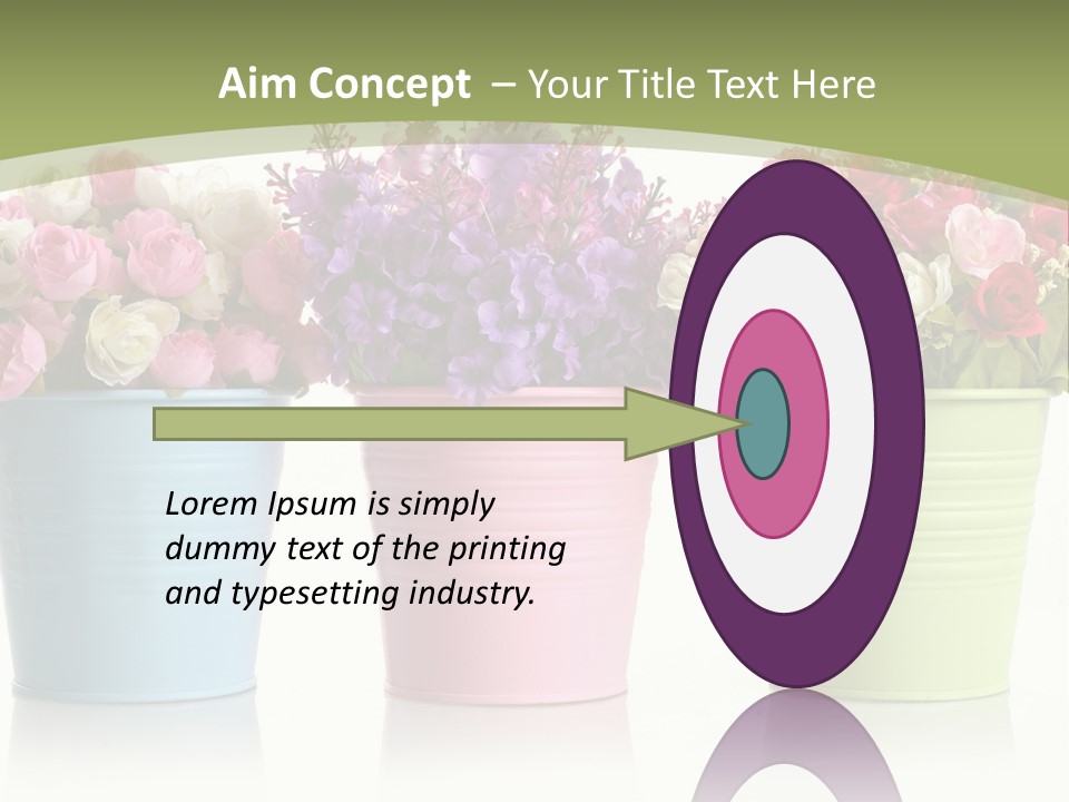 Botany White Photo PowerPoint Template