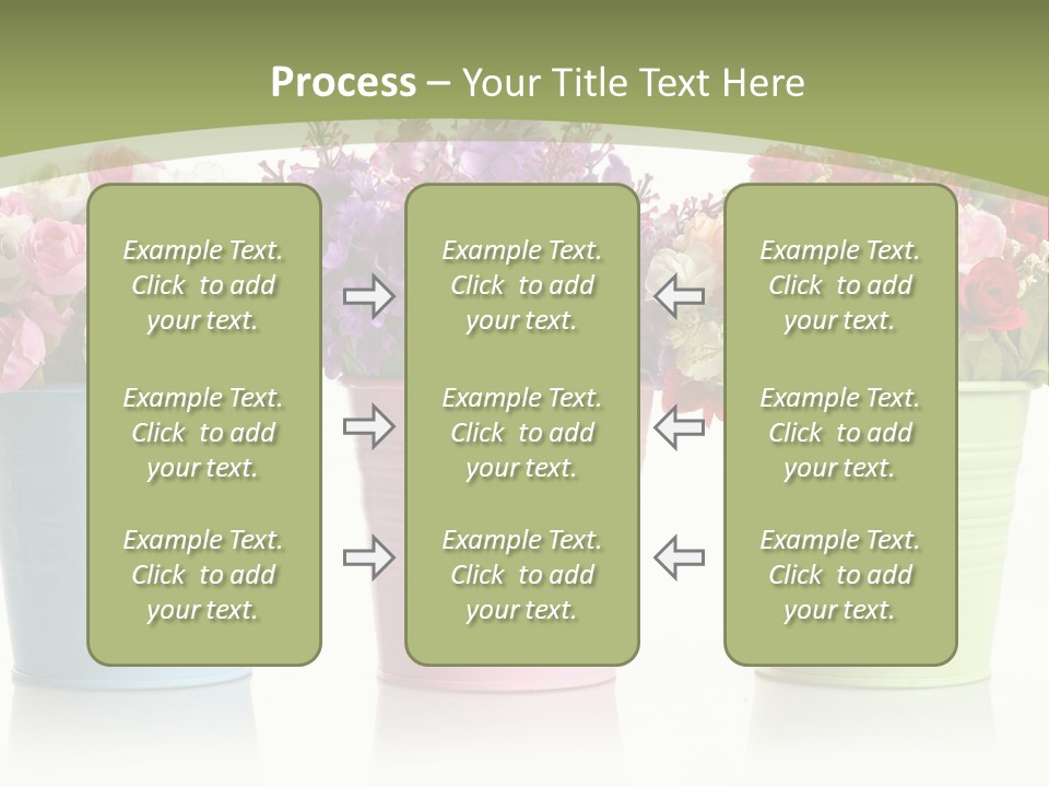 Botany White Photo PowerPoint Template