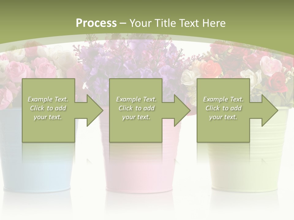 Botany White Photo PowerPoint Template