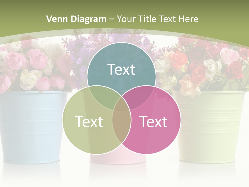 Botany White Photo PowerPoint Template