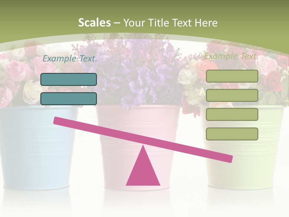 Botany White Photo PowerPoint Template