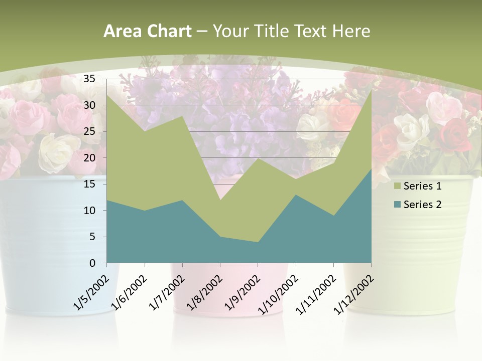 Botany White Photo PowerPoint Template