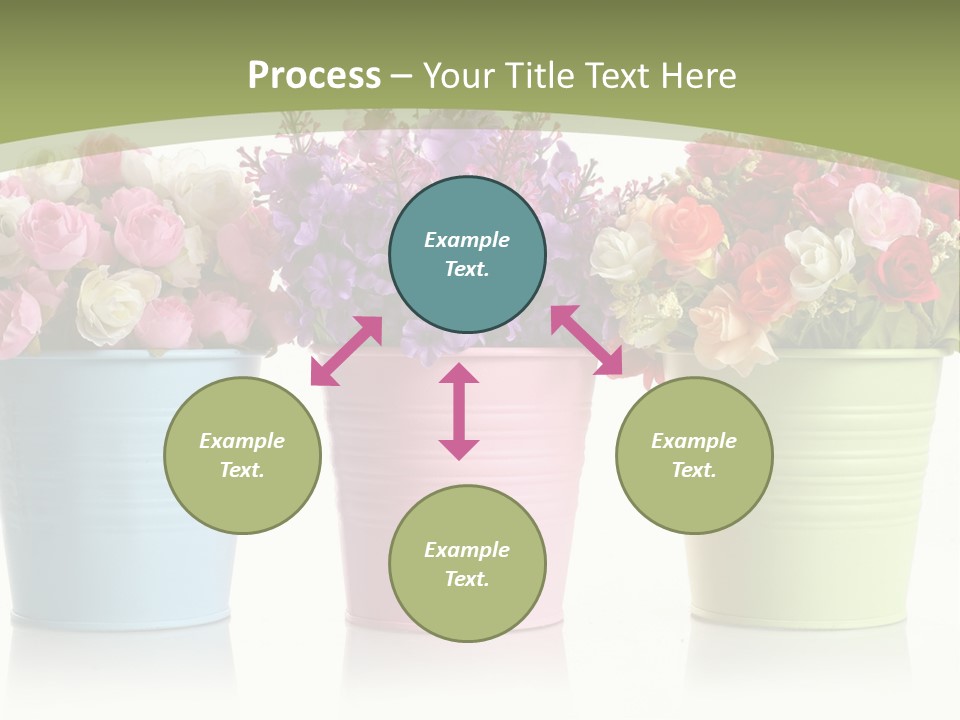 Botany White Photo PowerPoint Template