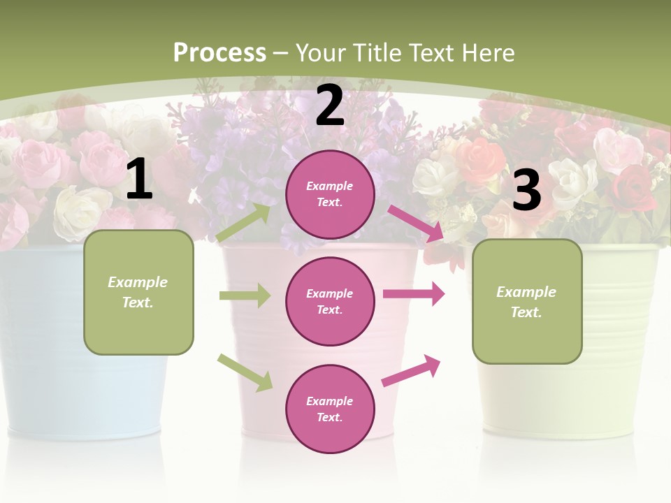 Botany White Photo PowerPoint Template