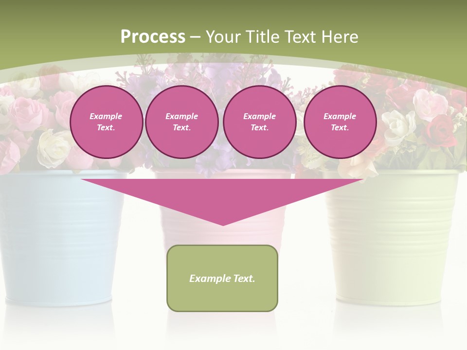 Botany White Photo PowerPoint Template