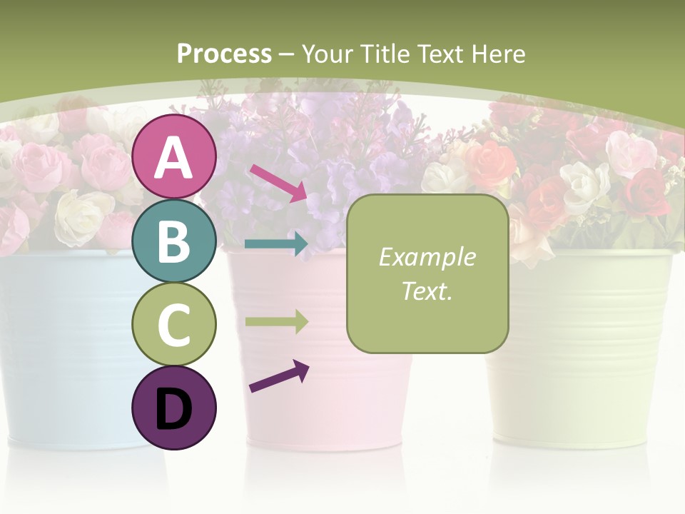 Botany White Photo PowerPoint Template