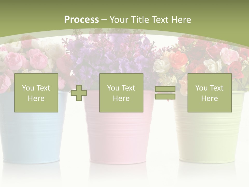 Botany White Photo PowerPoint Template