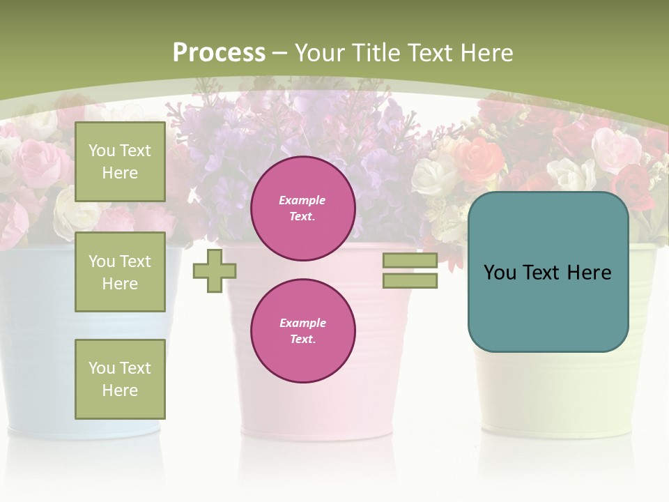 Botany White Photo PowerPoint Template
