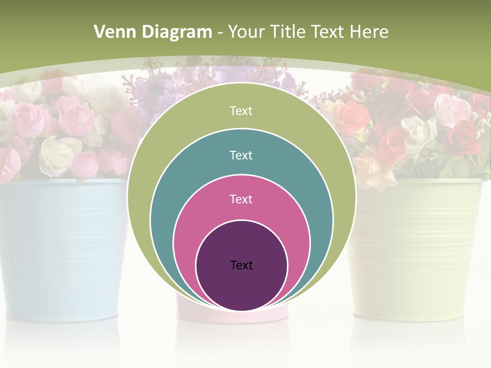 Botany White Photo PowerPoint Template