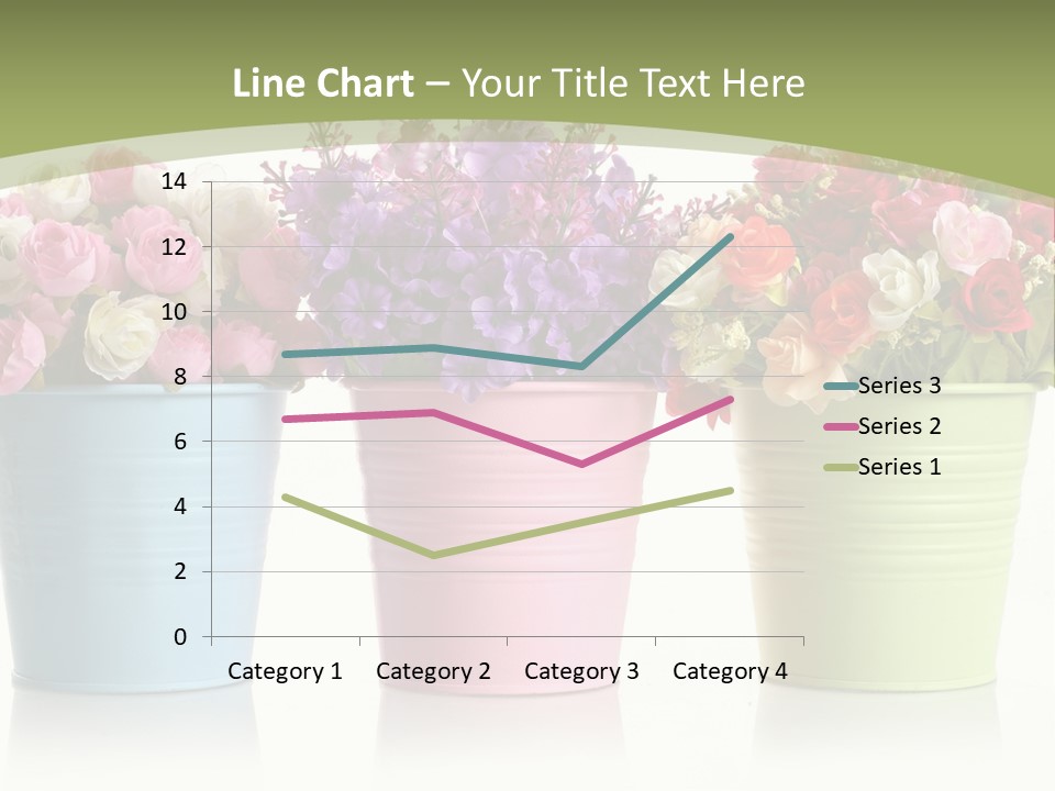 Botany White Photo PowerPoint Template