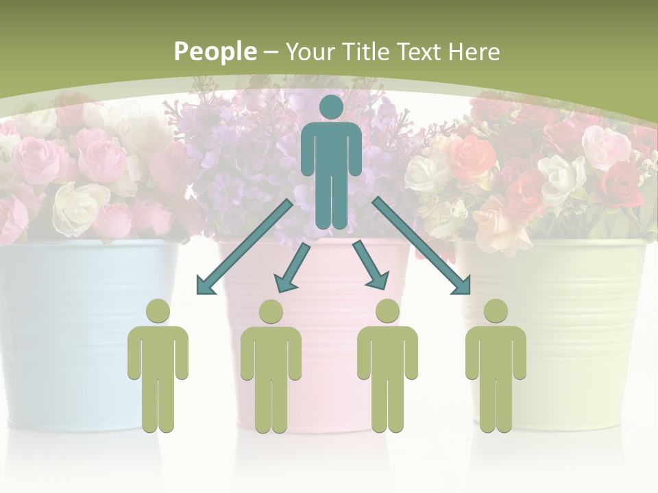 Botany White Photo PowerPoint Template