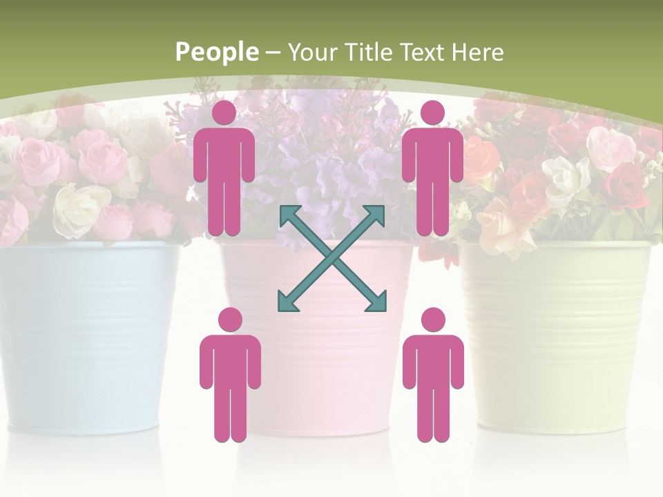 Botany White Photo PowerPoint Template