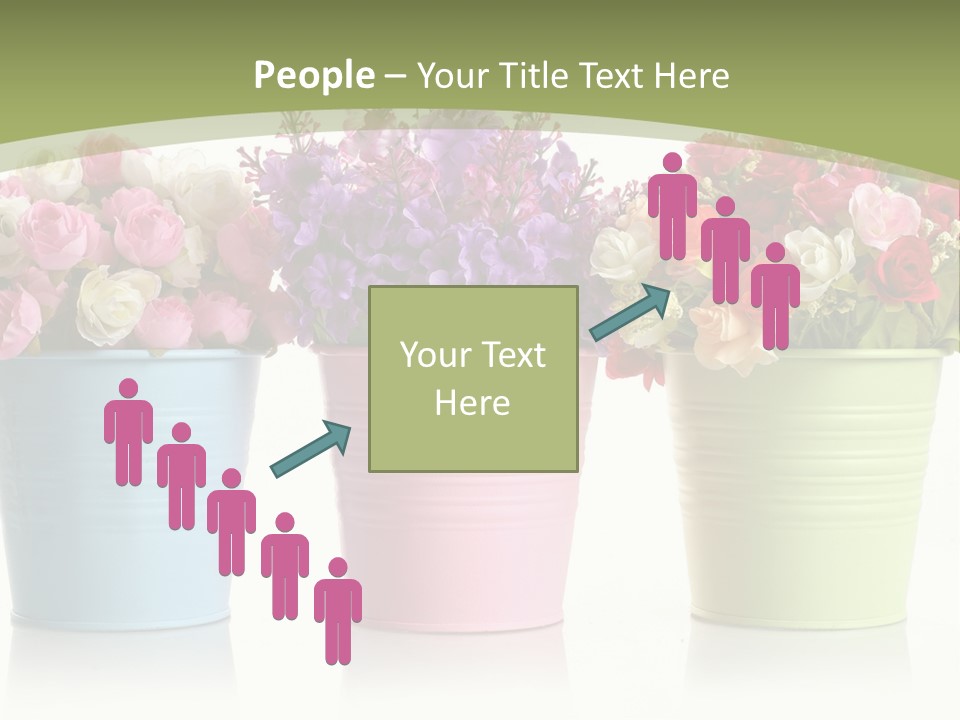 Botany White Photo PowerPoint Template