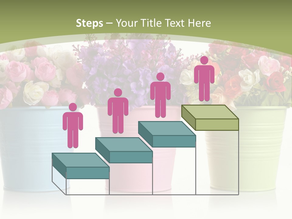 Botany White Photo PowerPoint Template