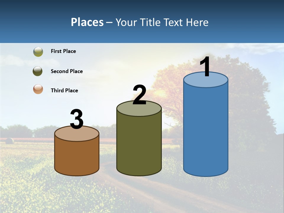 Scenics Sky Horizontal PowerPoint Template