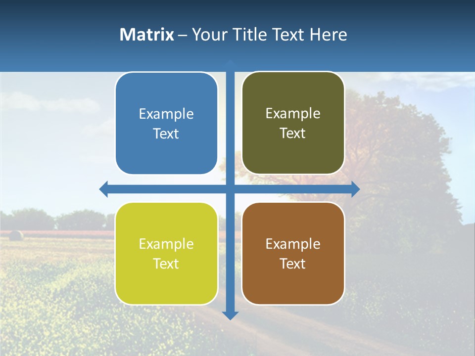 Scenics Sky Horizontal PowerPoint Template