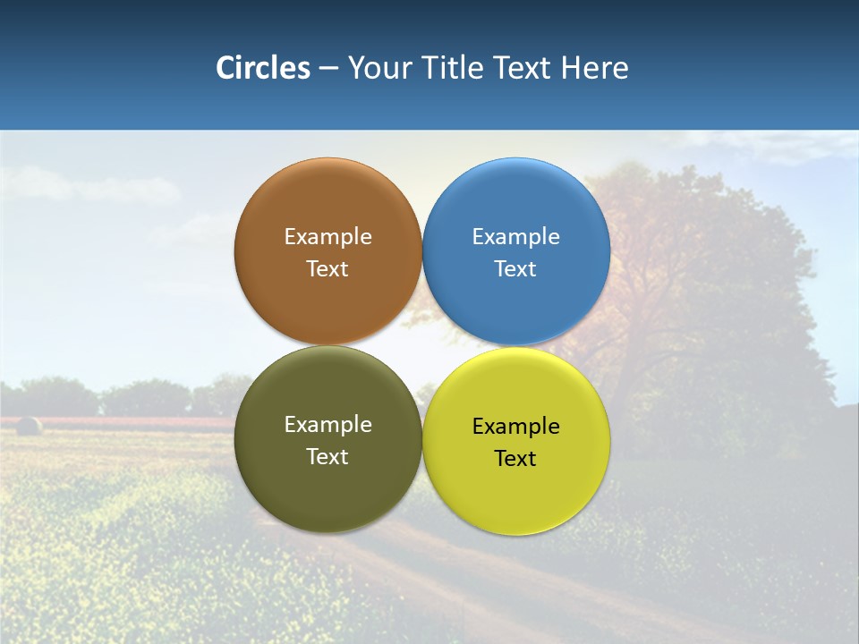 Scenics Sky Horizontal PowerPoint Template