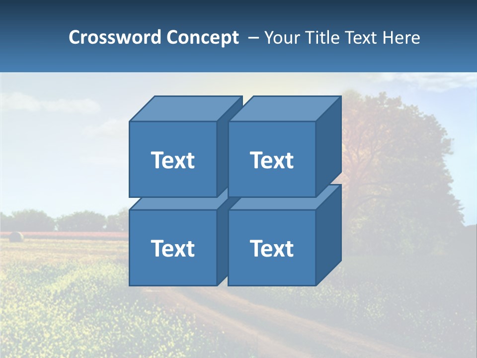 Scenics Sky Horizontal PowerPoint Template