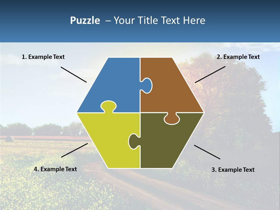 Scenics Sky Horizontal PowerPoint Template