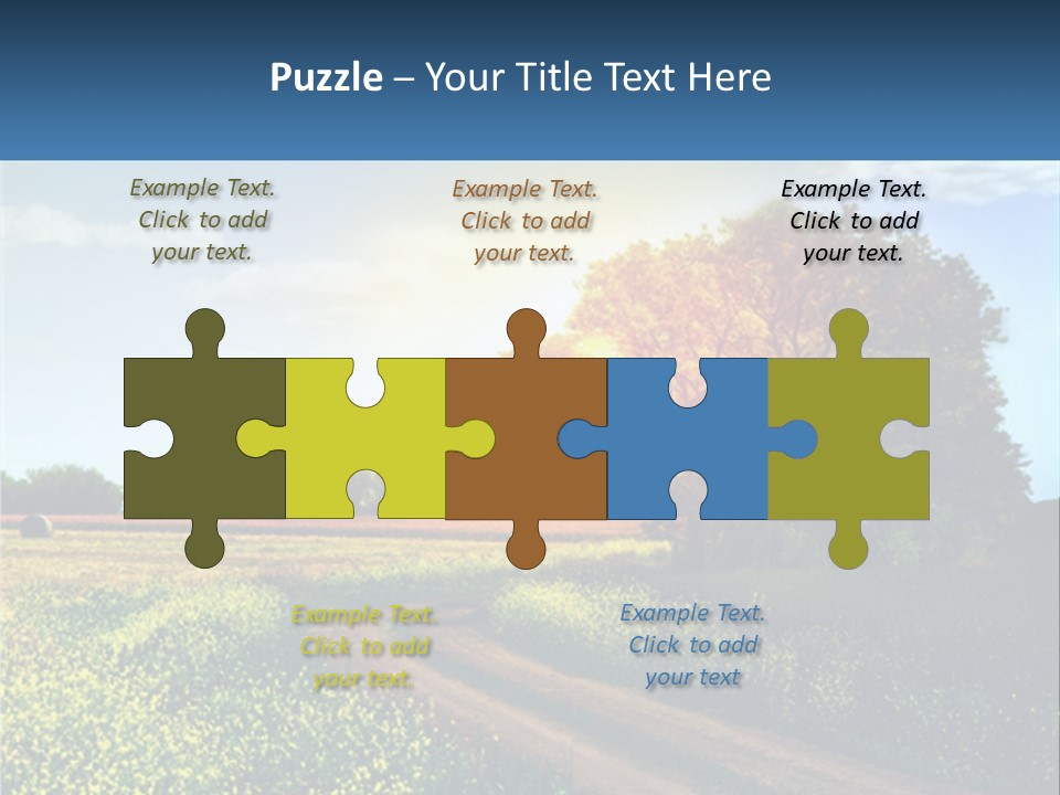 Scenics Sky Horizontal PowerPoint Template