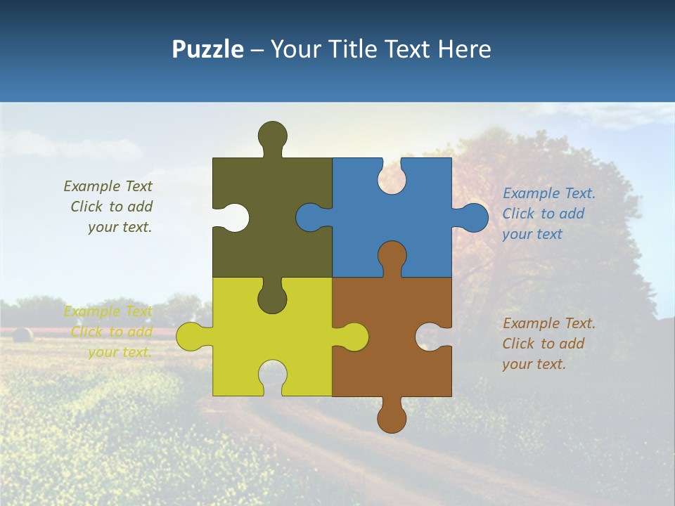 Scenics Sky Horizontal PowerPoint Template