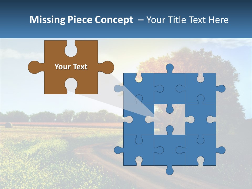 Scenics Sky Horizontal PowerPoint Template