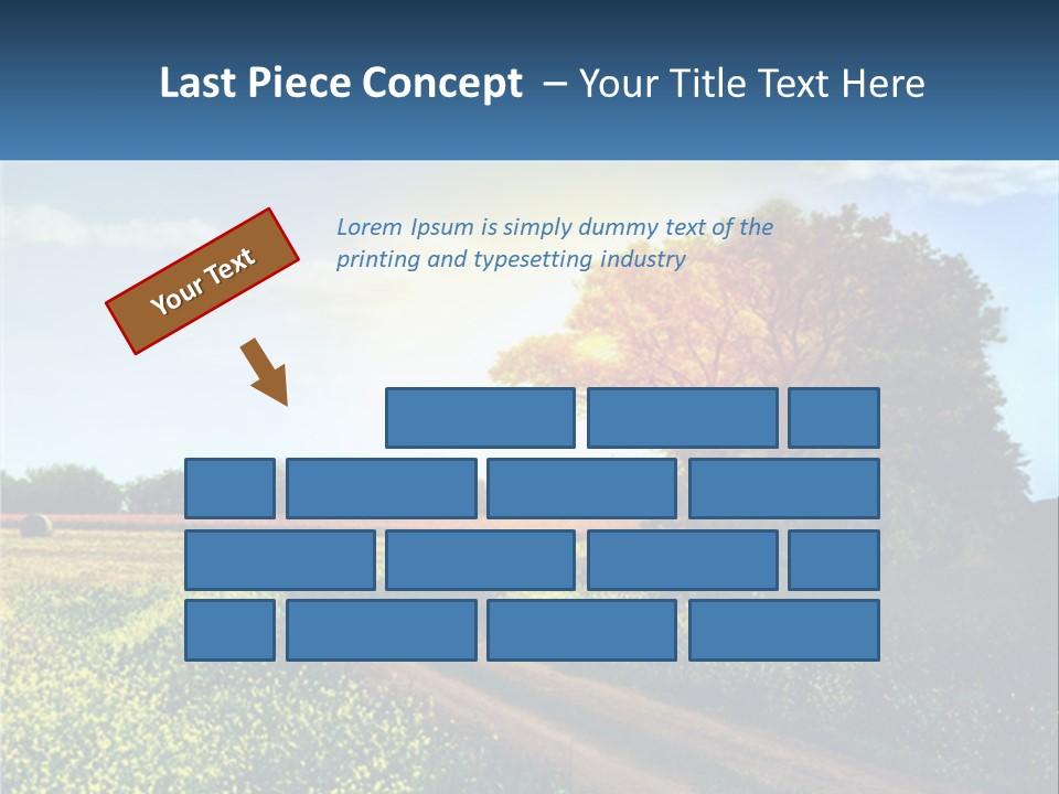 Scenics Sky Horizontal PowerPoint Template