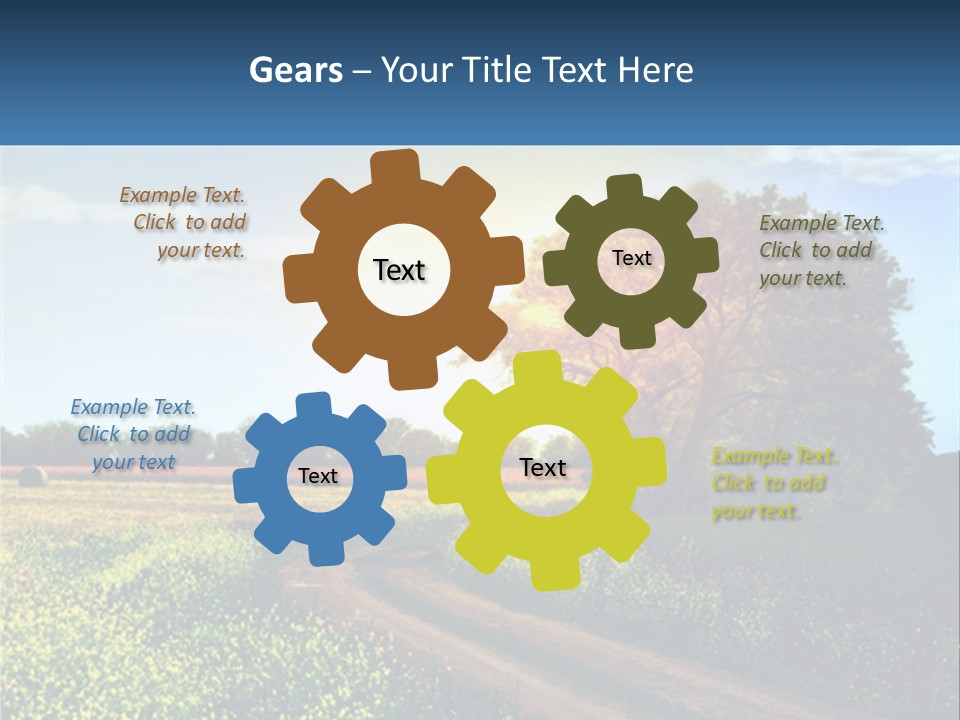 Scenics Sky Horizontal PowerPoint Template