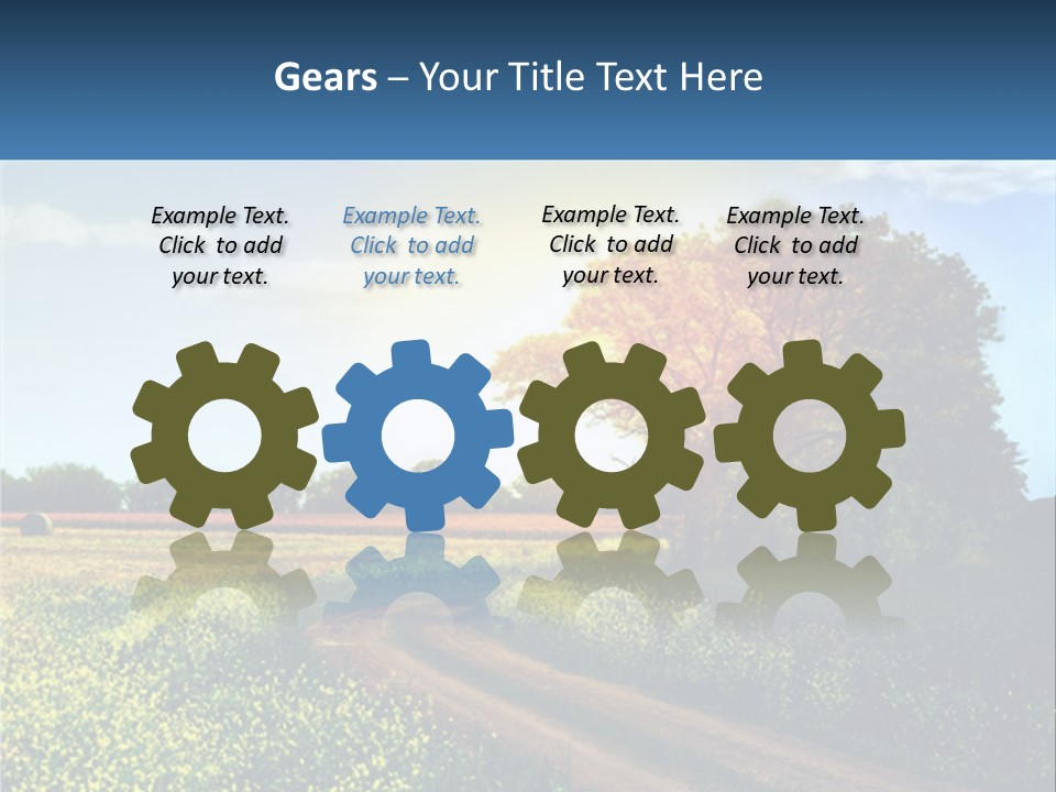 Scenics Sky Horizontal PowerPoint Template