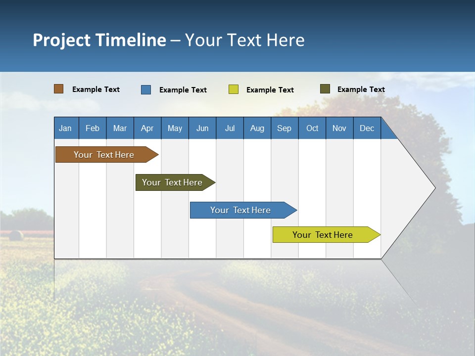 Scenics Sky Horizontal PowerPoint Template