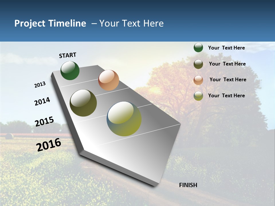 Scenics Sky Horizontal PowerPoint Template