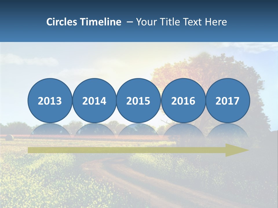 Scenics Sky Horizontal PowerPoint Template