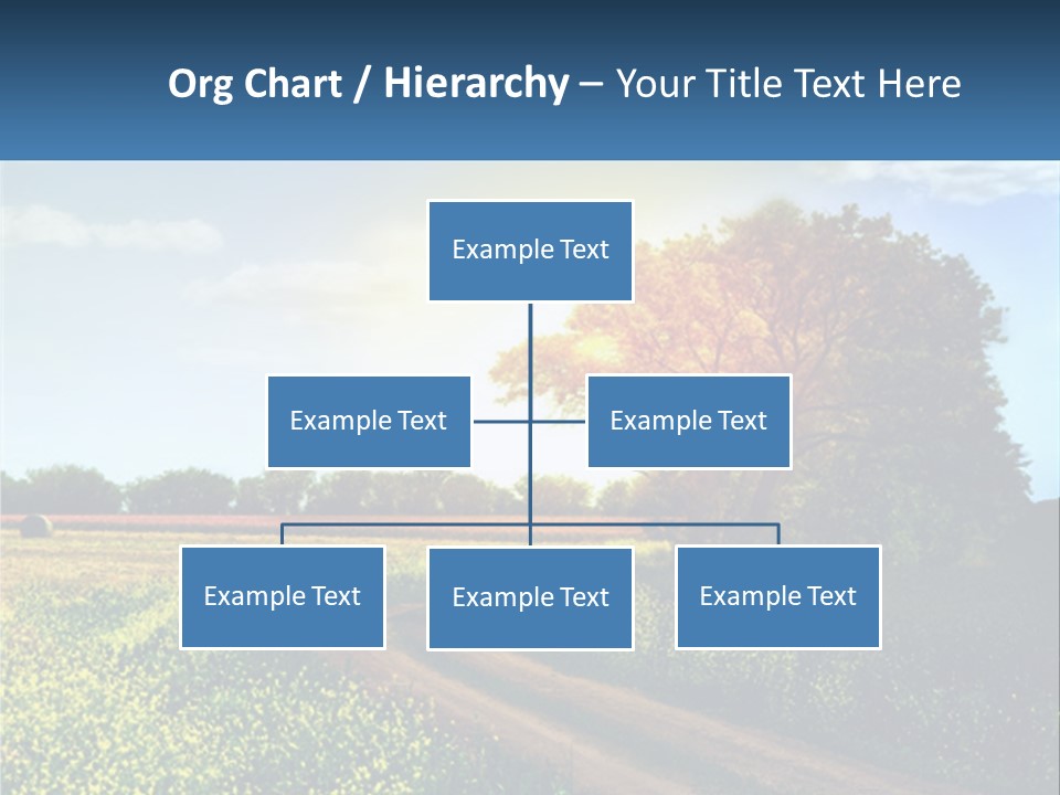 Scenics Sky Horizontal PowerPoint Template
