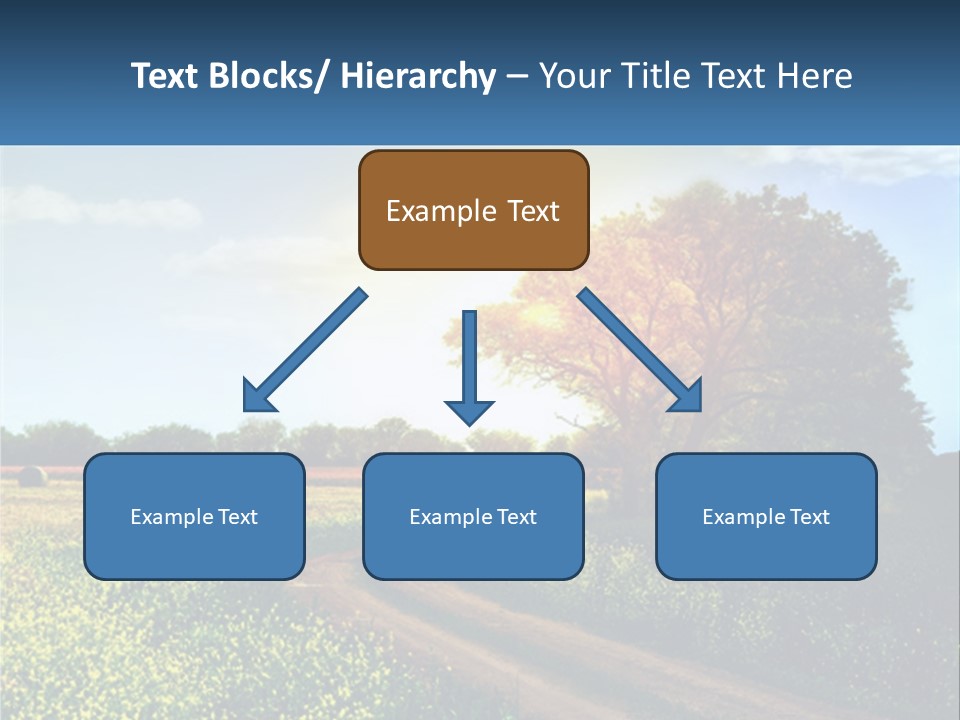 Scenics Sky Horizontal PowerPoint Template