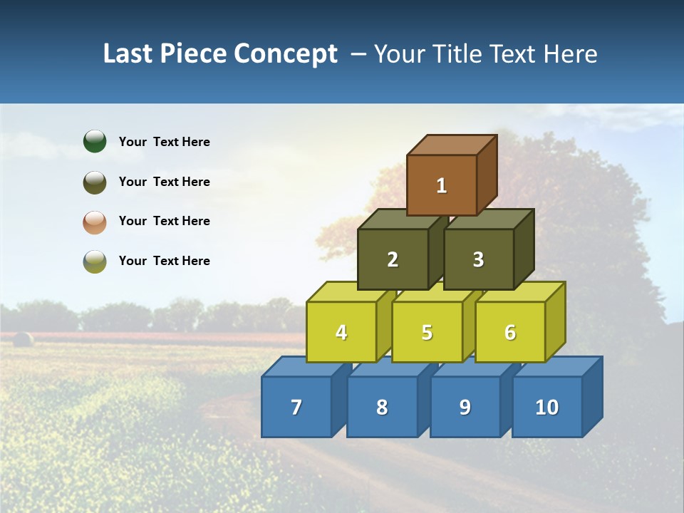 Scenics Sky Horizontal PowerPoint Template