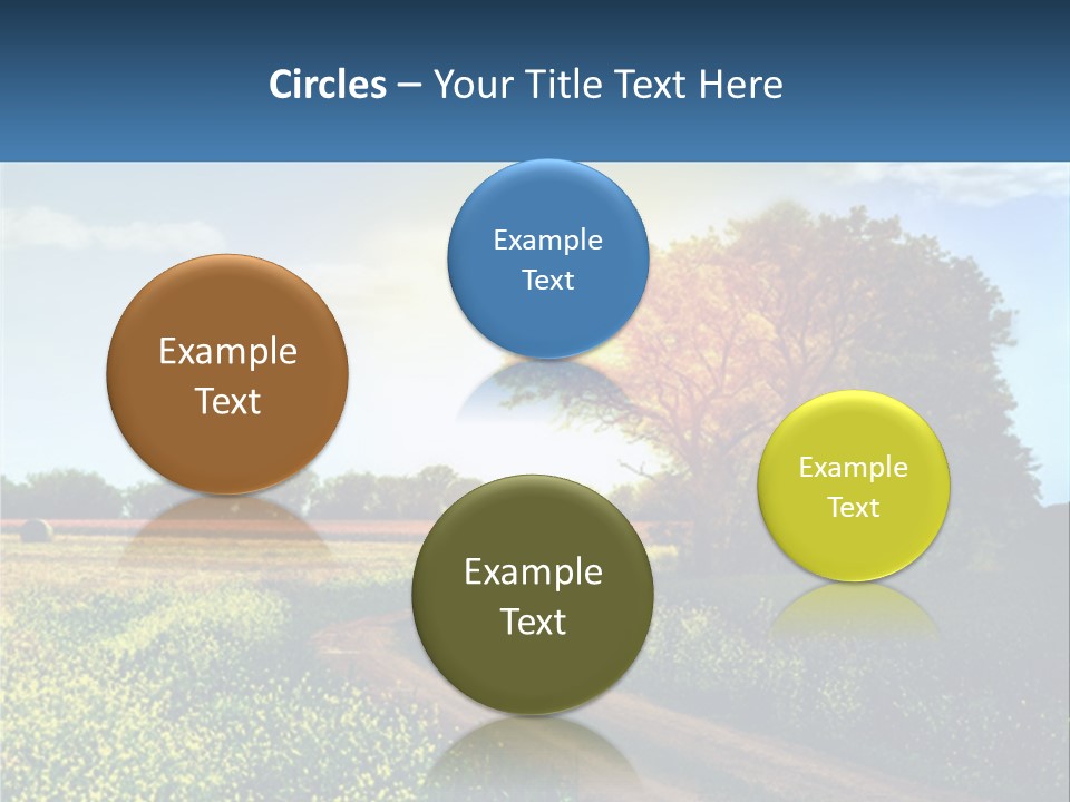 Scenics Sky Horizontal PowerPoint Template