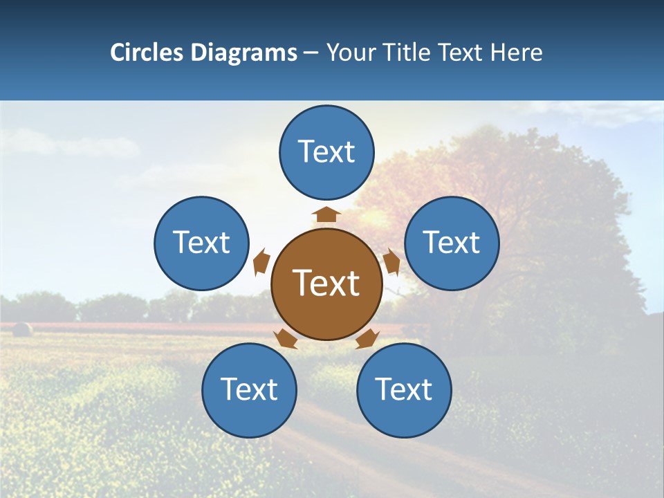 Scenics Sky Horizontal PowerPoint Template