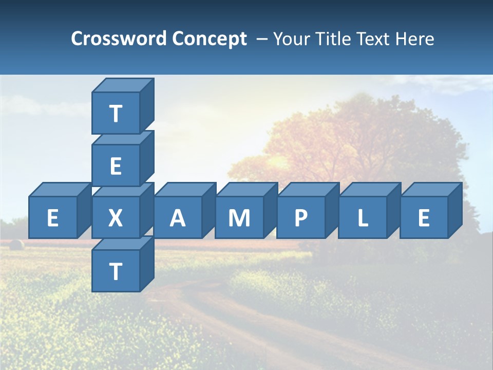 Scenics Sky Horizontal PowerPoint Template