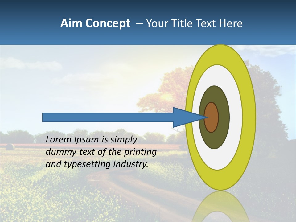 Scenics Sky Horizontal PowerPoint Template