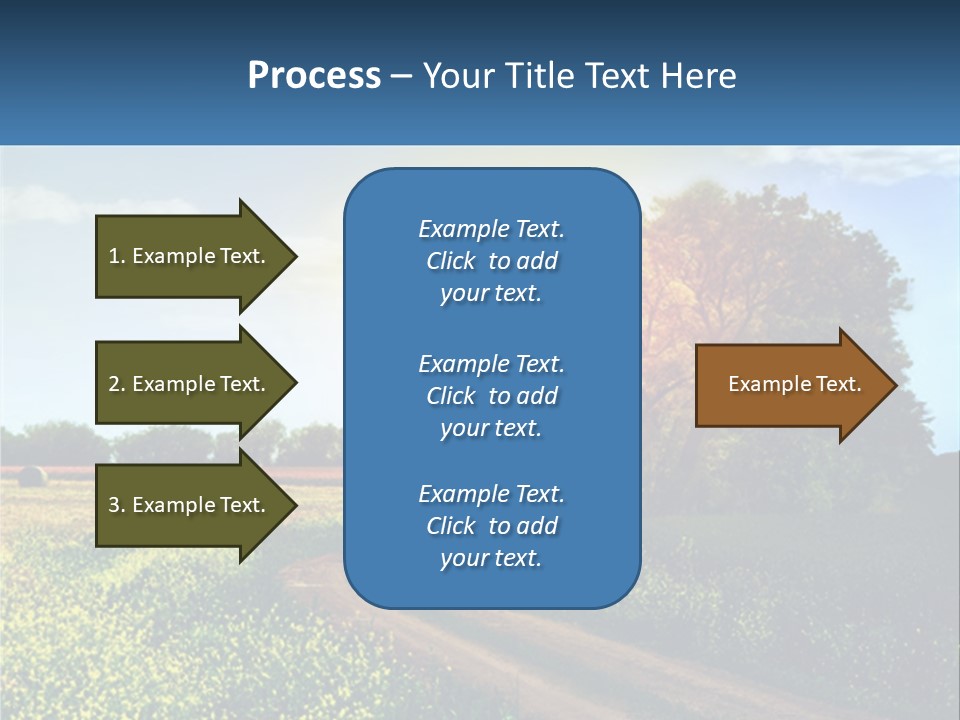 Scenics Sky Horizontal PowerPoint Template