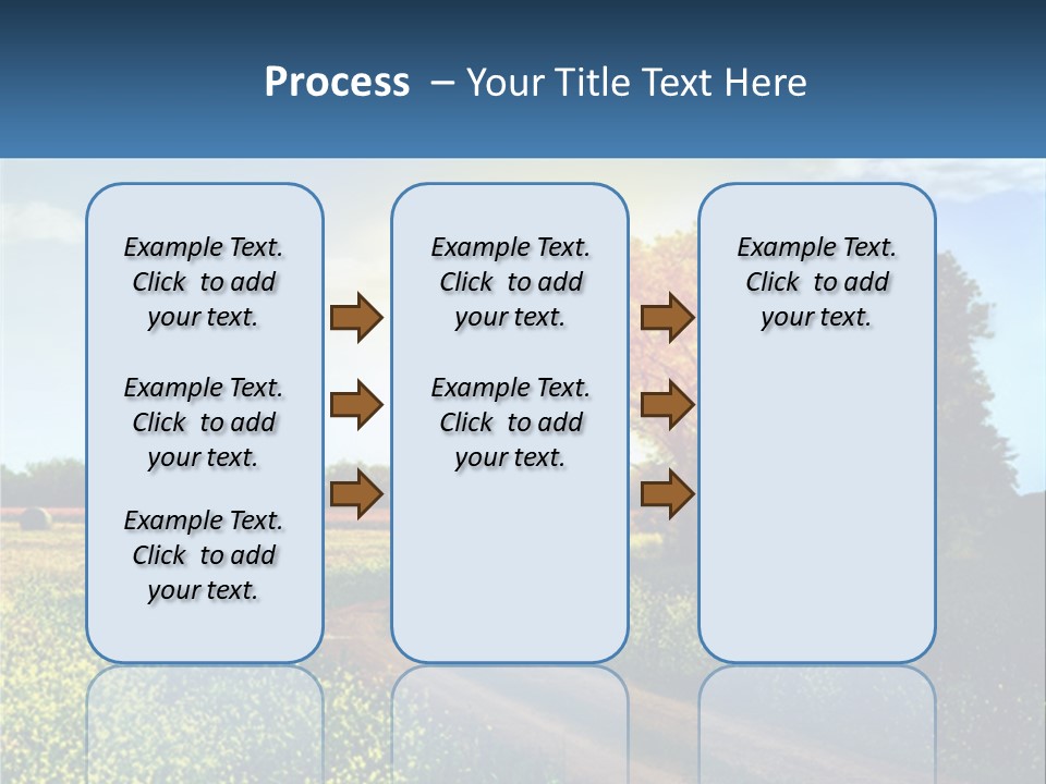 Scenics Sky Horizontal PowerPoint Template