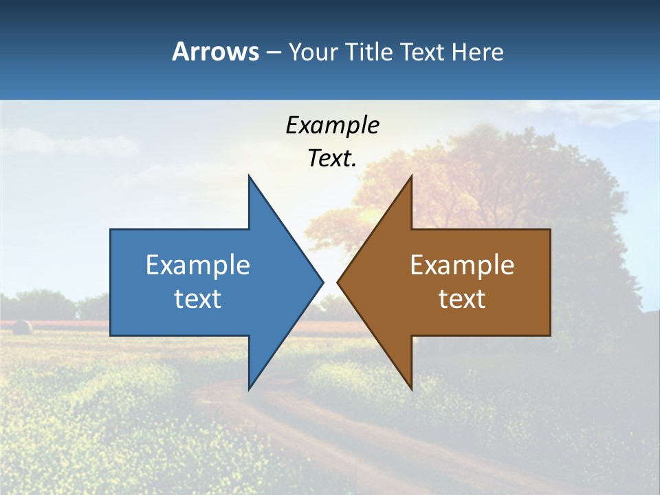 Scenics Sky Horizontal PowerPoint Template
