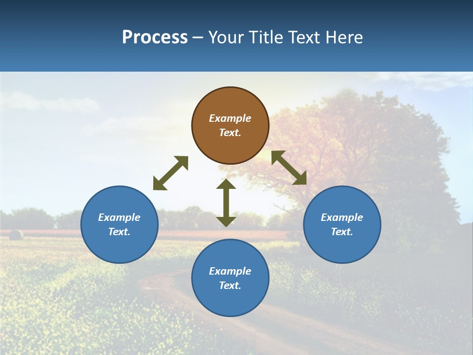 Scenics Sky Horizontal PowerPoint Template