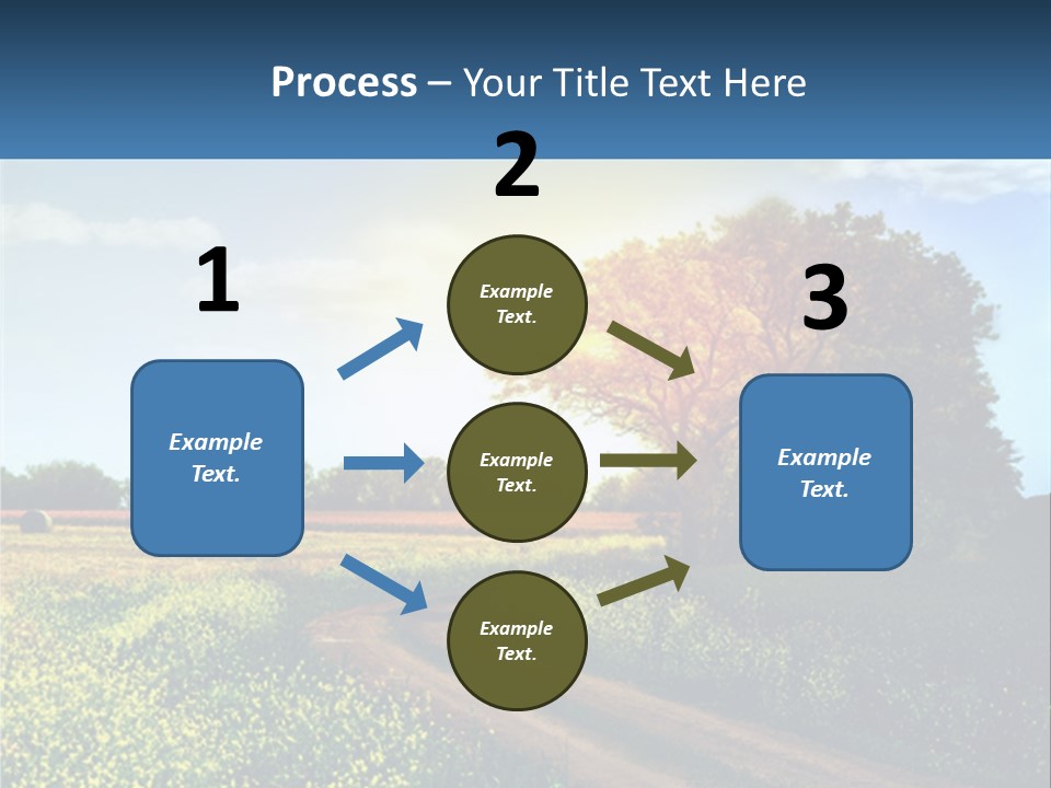Scenics Sky Horizontal PowerPoint Template