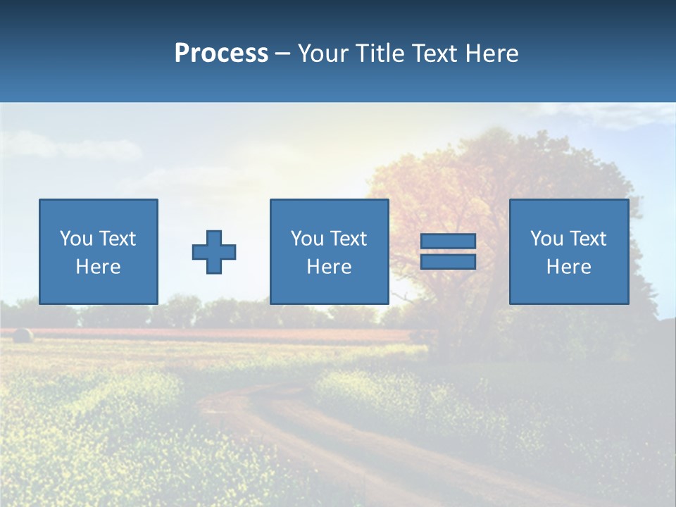Scenics Sky Horizontal PowerPoint Template
