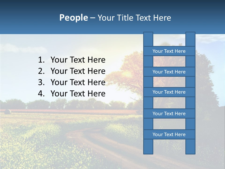 Scenics Sky Horizontal PowerPoint Template